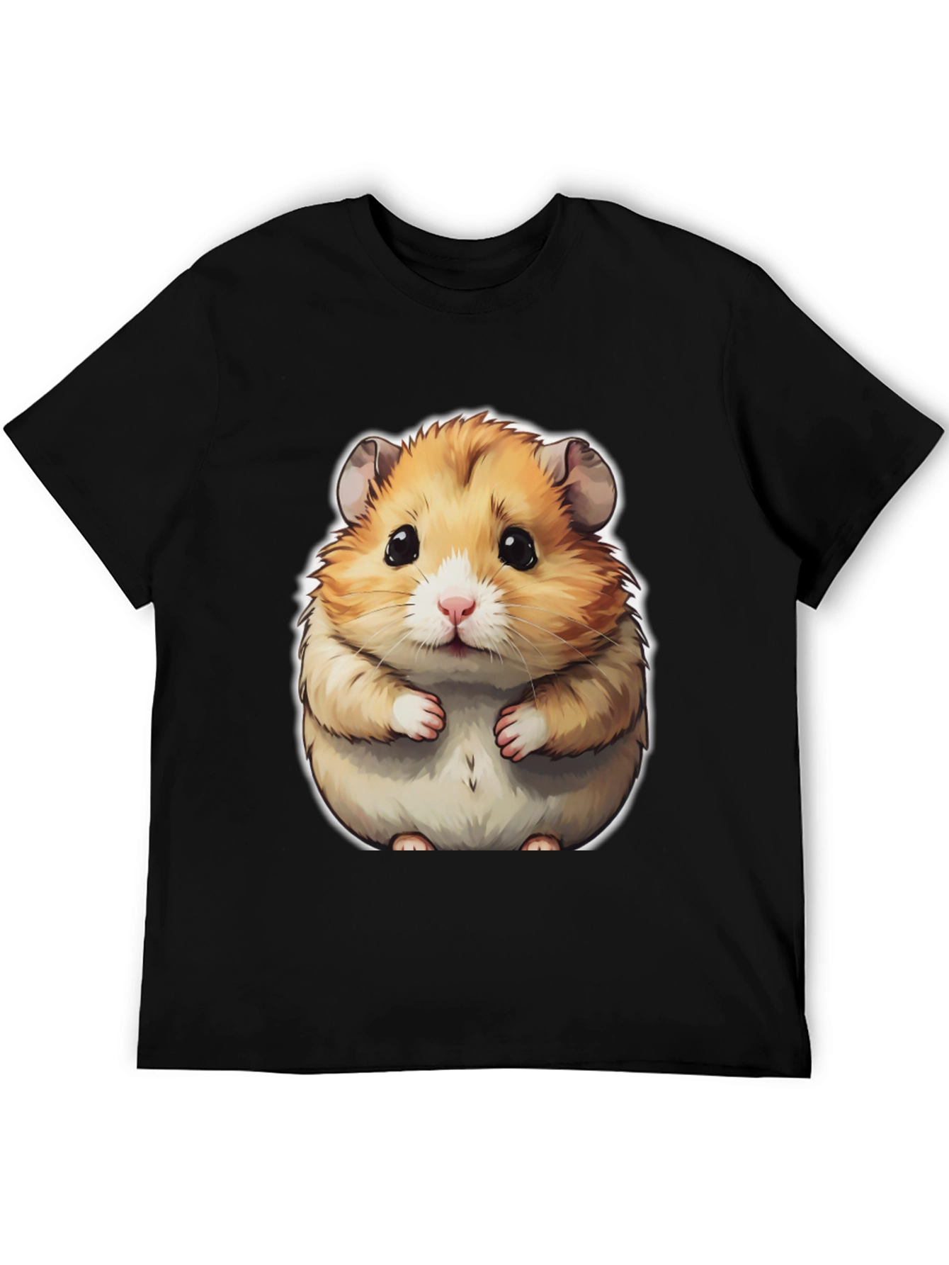 Cute Hamster Graphic Tee - Soft Cotton Blend