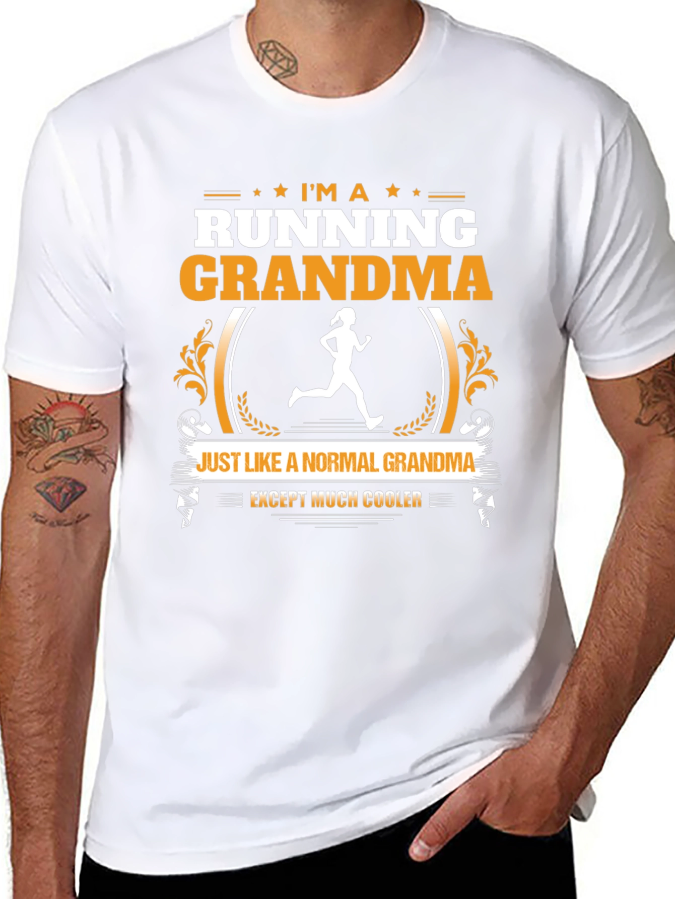 Running Grandma T-Shirt - Cool Gift Idea