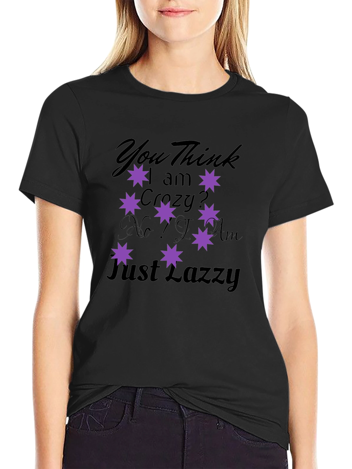 Crazy Lazy T-Shirt - Fun Novelty Tee