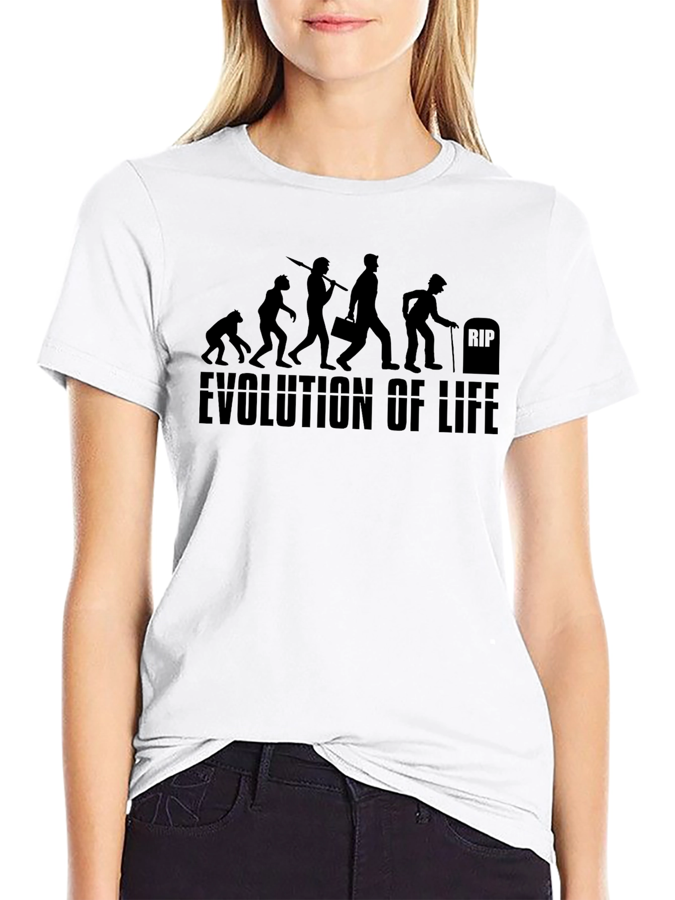 Evolution of Life T-Shirt - Humorous Graphic Tee