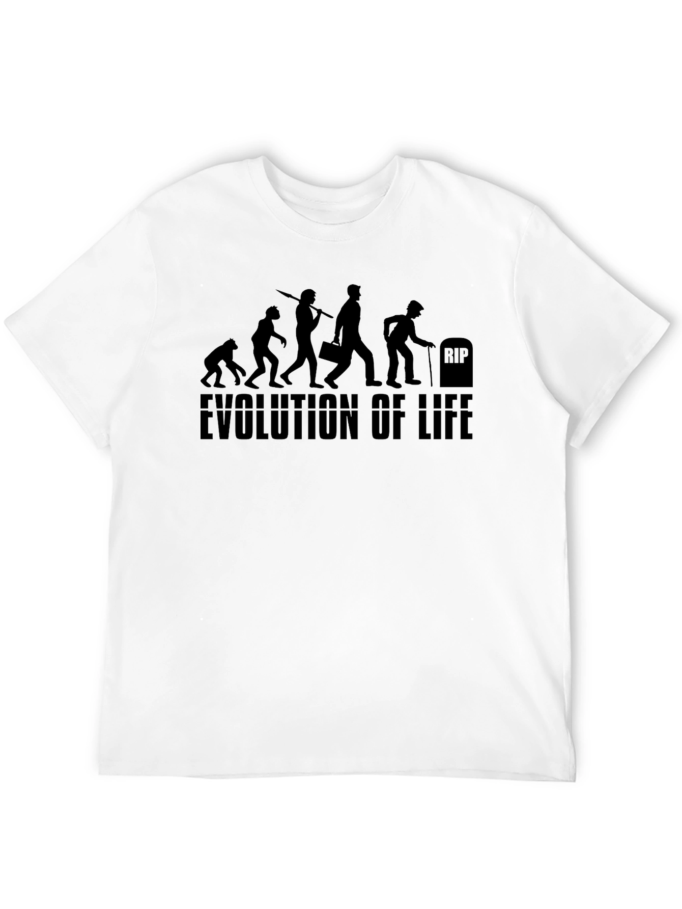 Evolution of Life T-Shirt - Humorous Graphic Tee