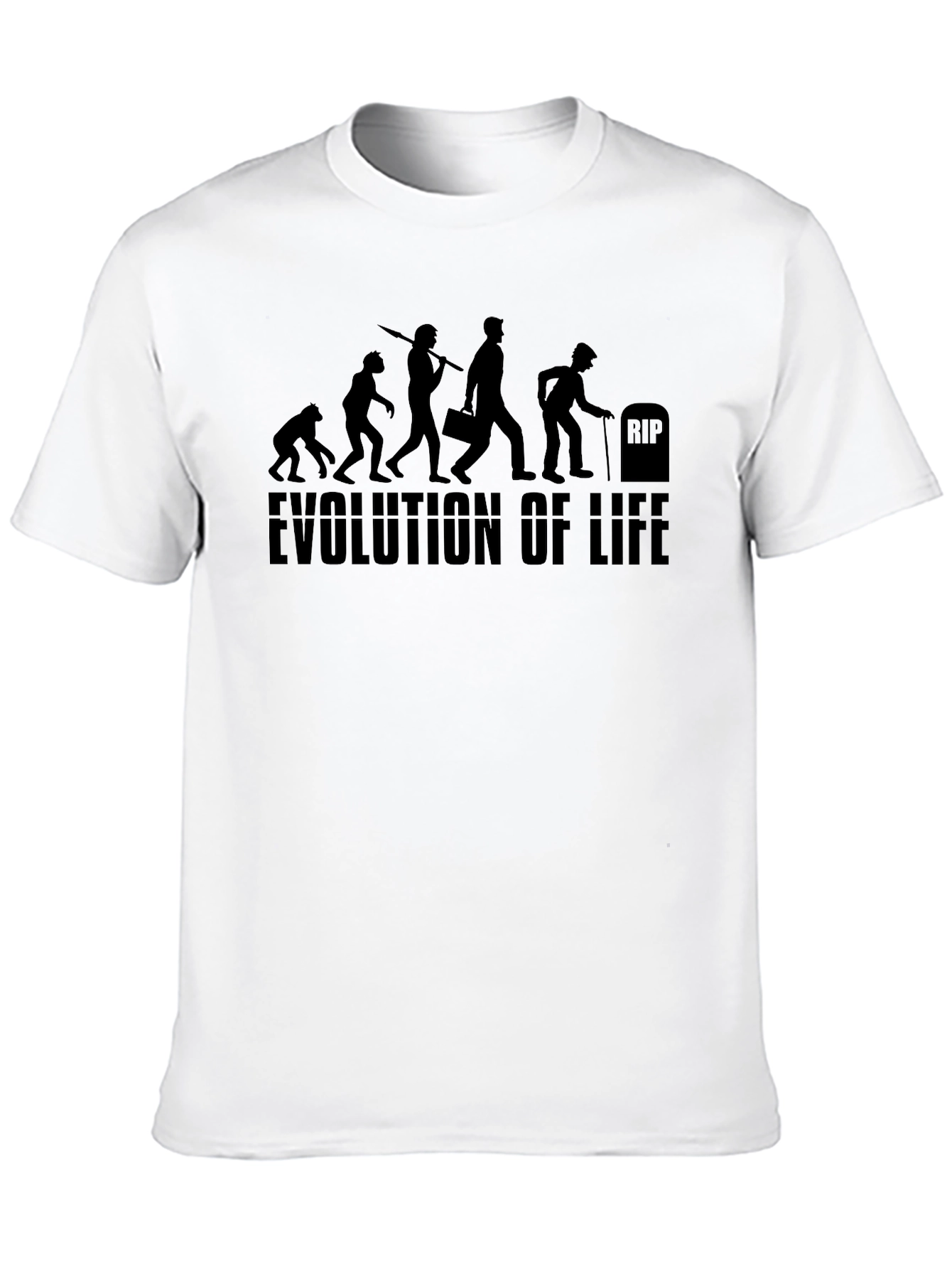 Evolution of Life T-Shirt - Humorous Graphic Tee