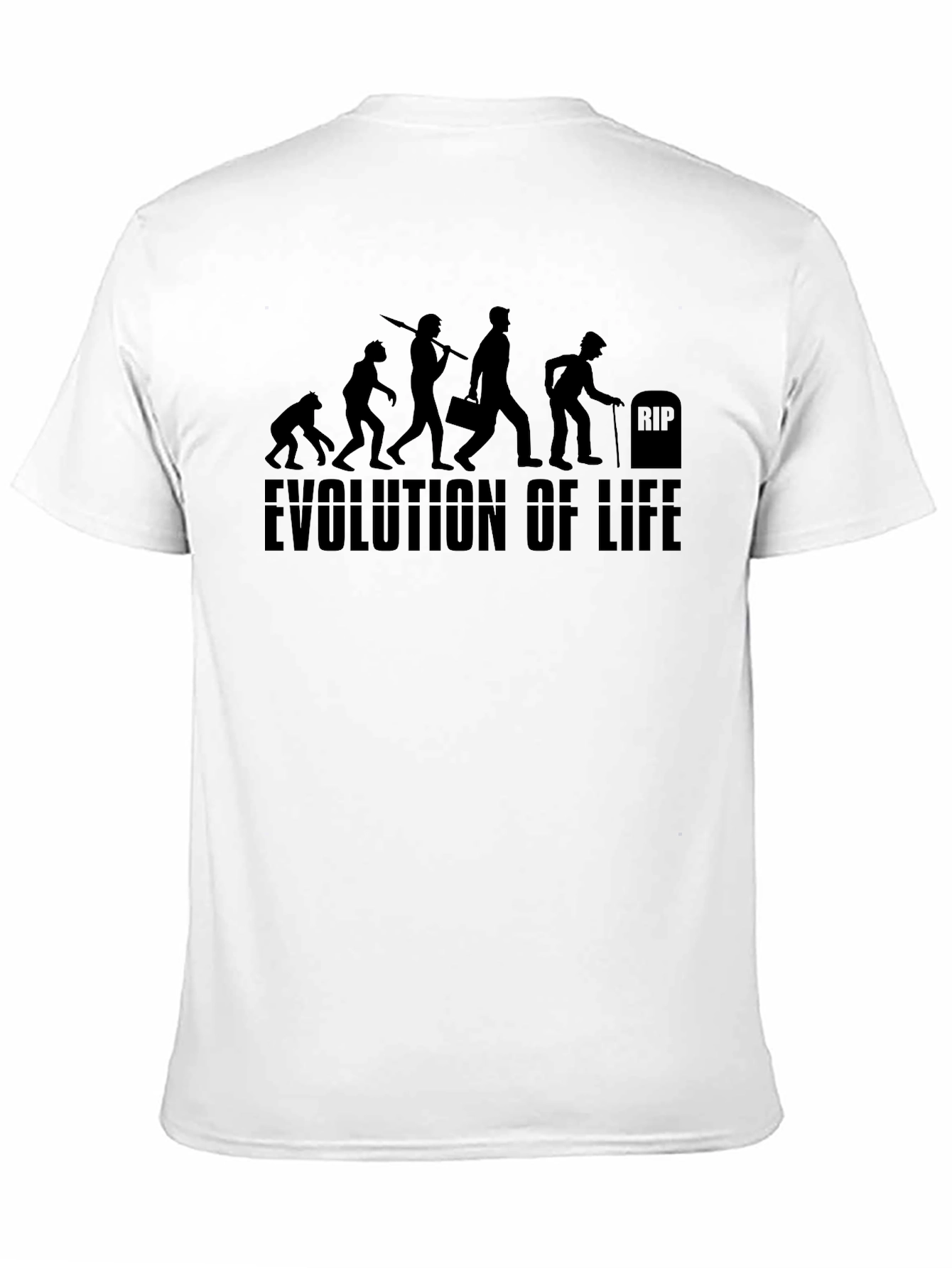 Evolution of Life T-Shirt - Humorous Graphic Tee