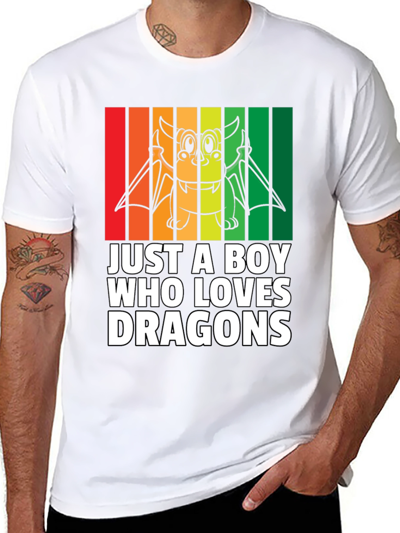 Just A Boy Who Loves Dragons T-Shirt