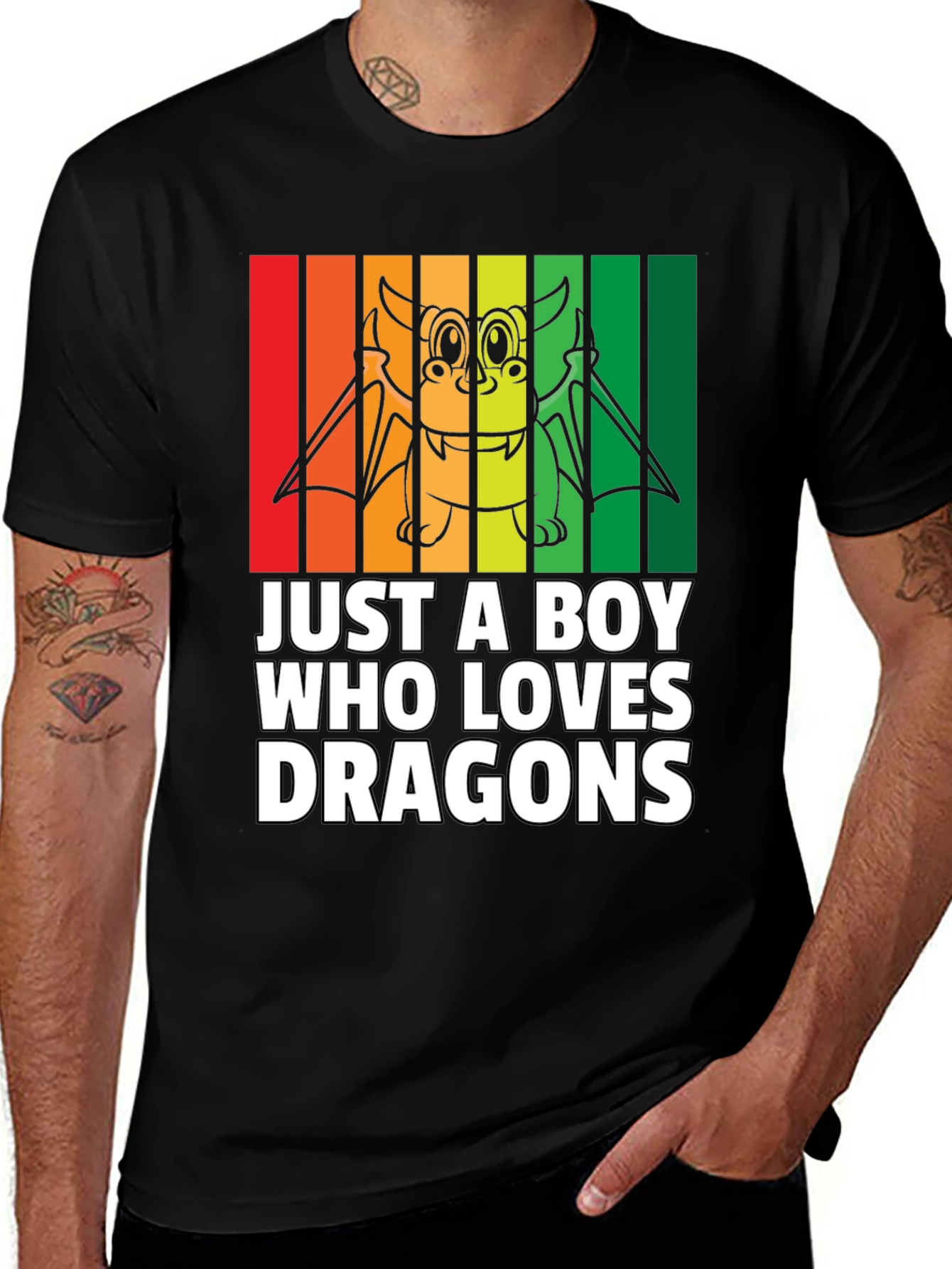 Just A Boy Who Loves Dragons T-Shirt