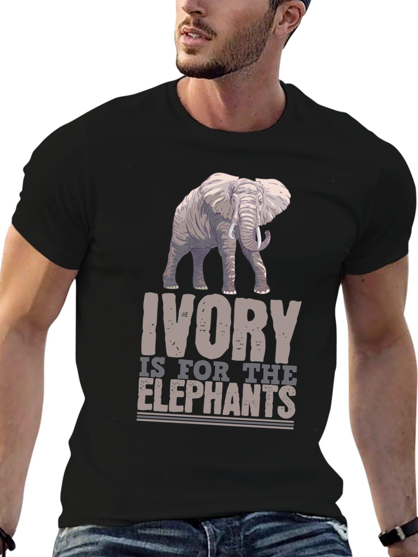 Elephant Ivory Conservation T-Shirt
