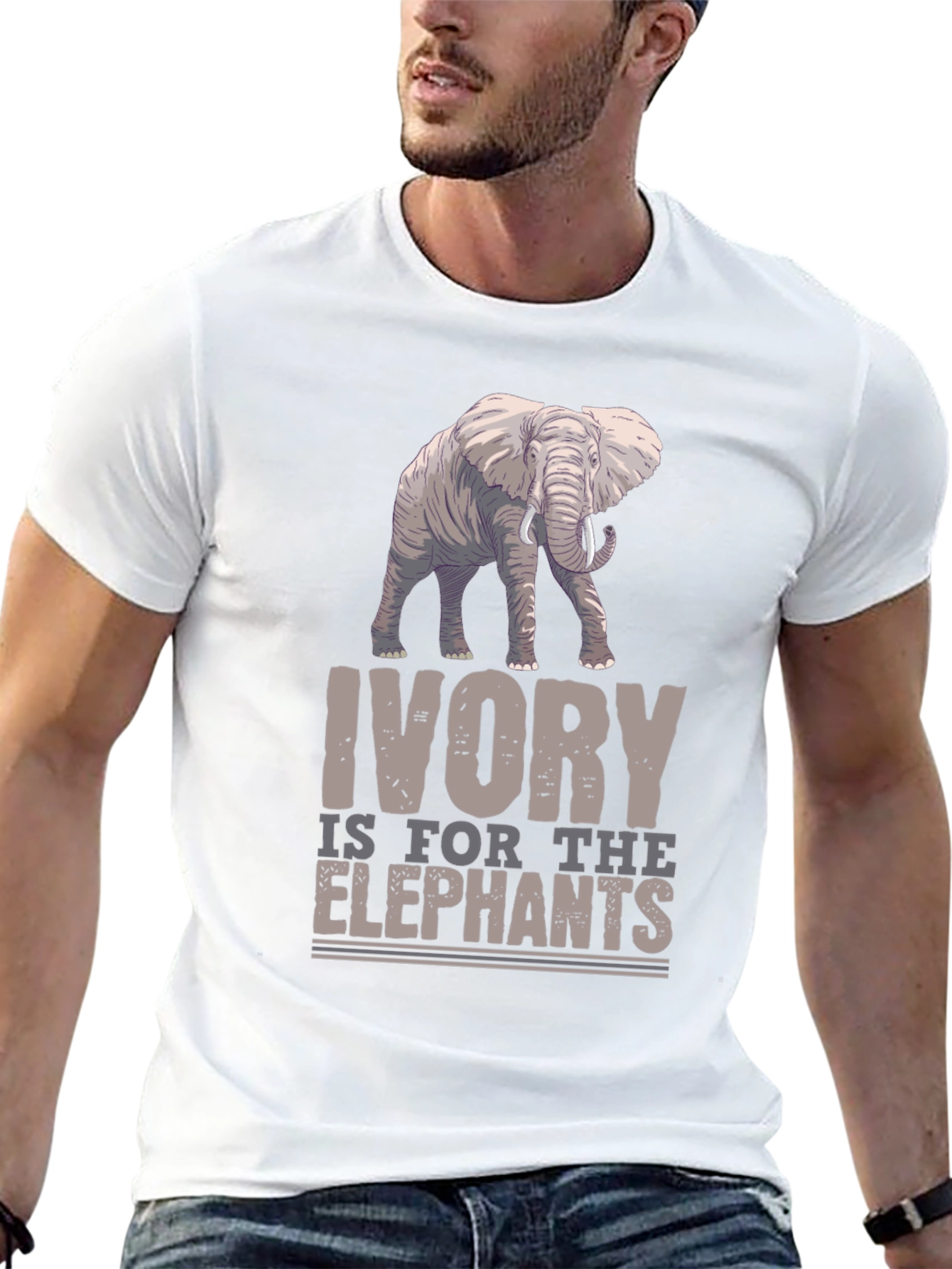 Elephant Ivory Conservation T-Shirt