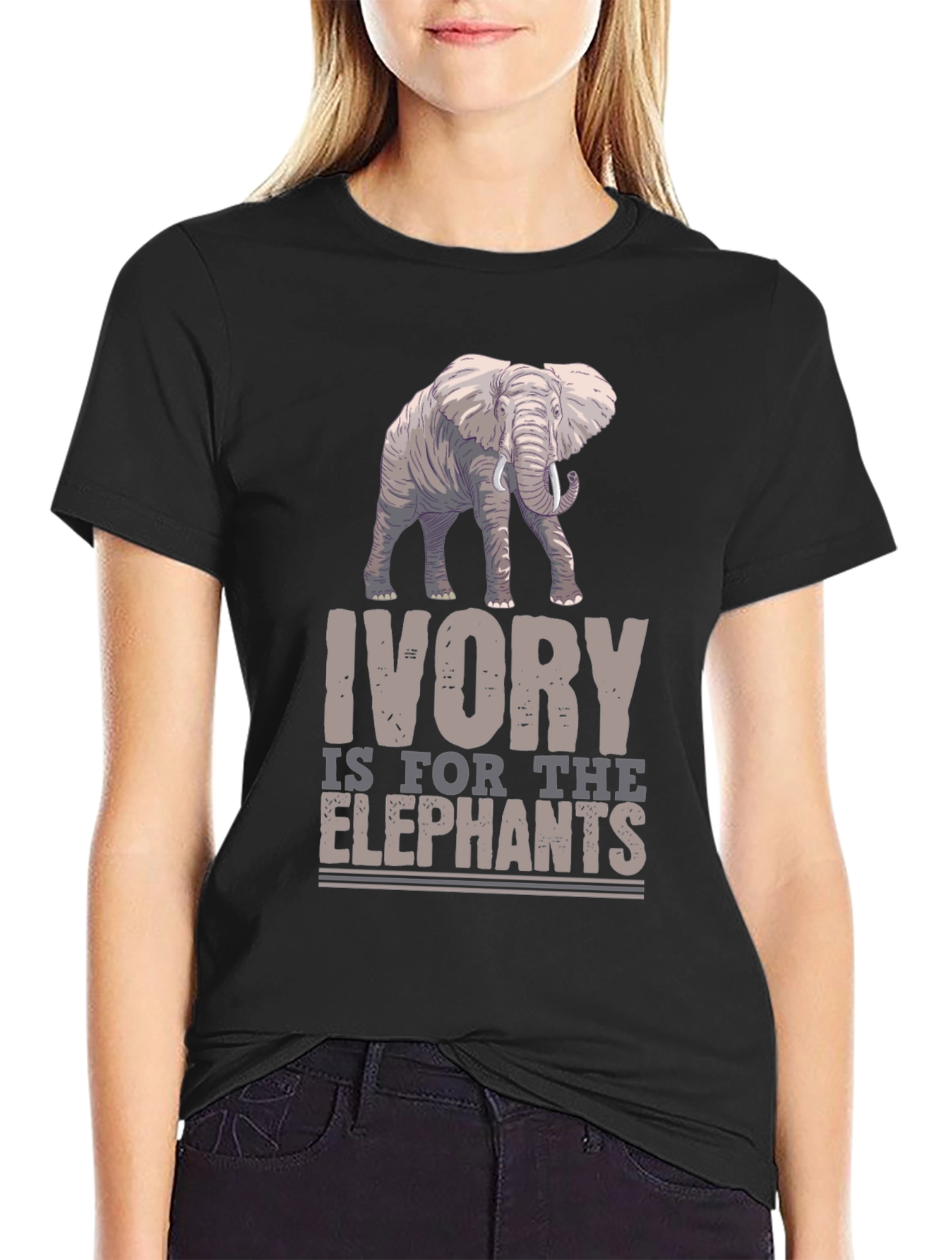 Elephant Ivory Conservation T-Shirt