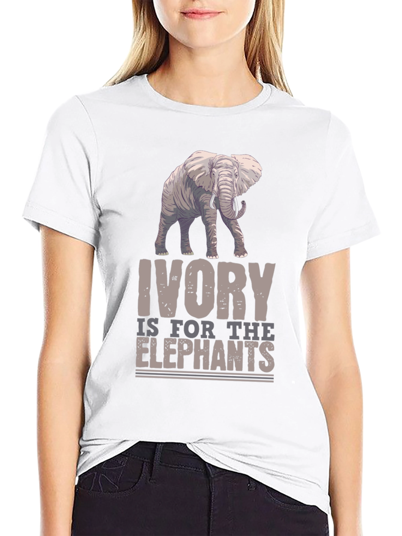 Elephant Ivory Conservation T-Shirt