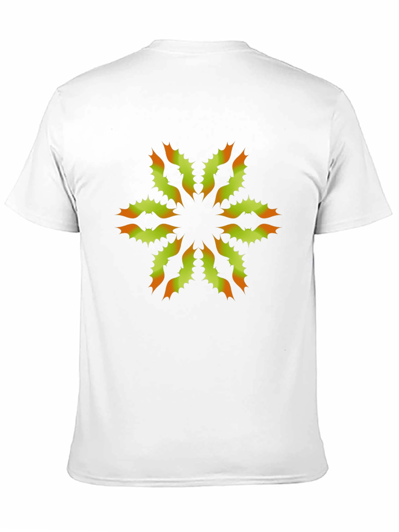 Unique Floral Graphic Print Black T-Shirt