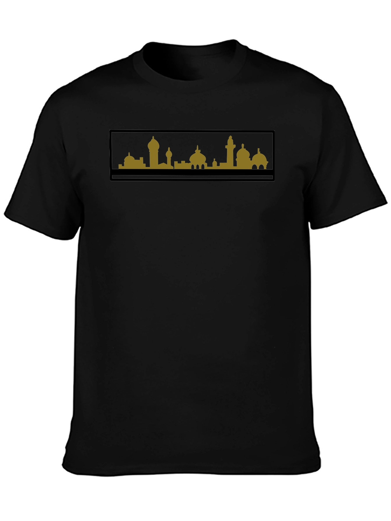 Cityscape Graphic Tee - Mens Black T-Shirt