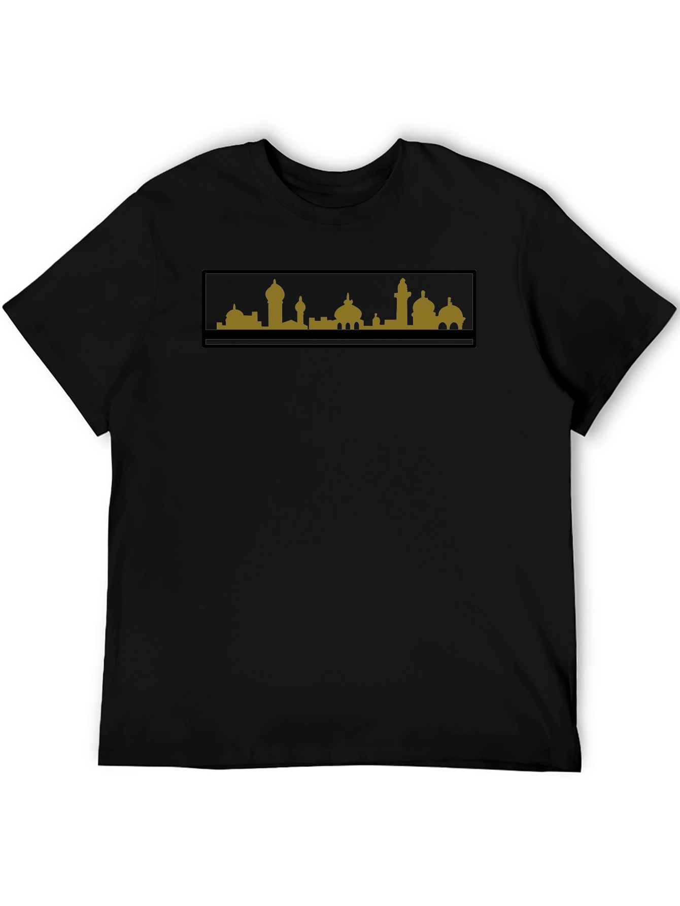 Cityscape Graphic Tee - Mens Black T-Shirt