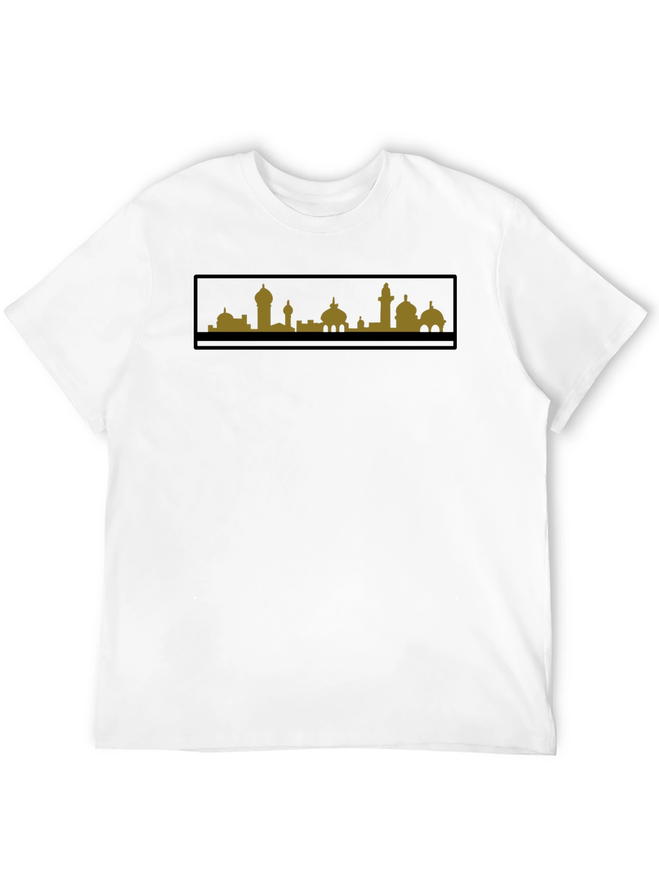 Cityscape Graphic Tee - Mens Black T-Shirt