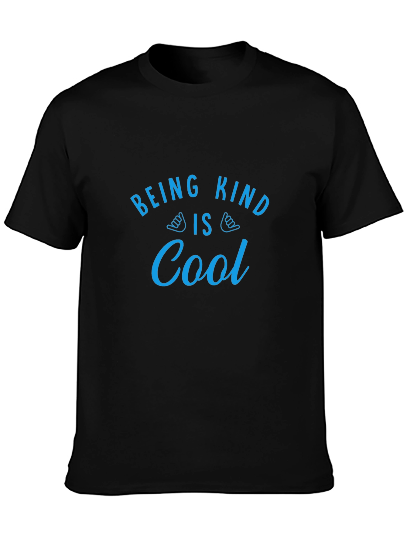 Being Kind is Cool Black Graphic Tee