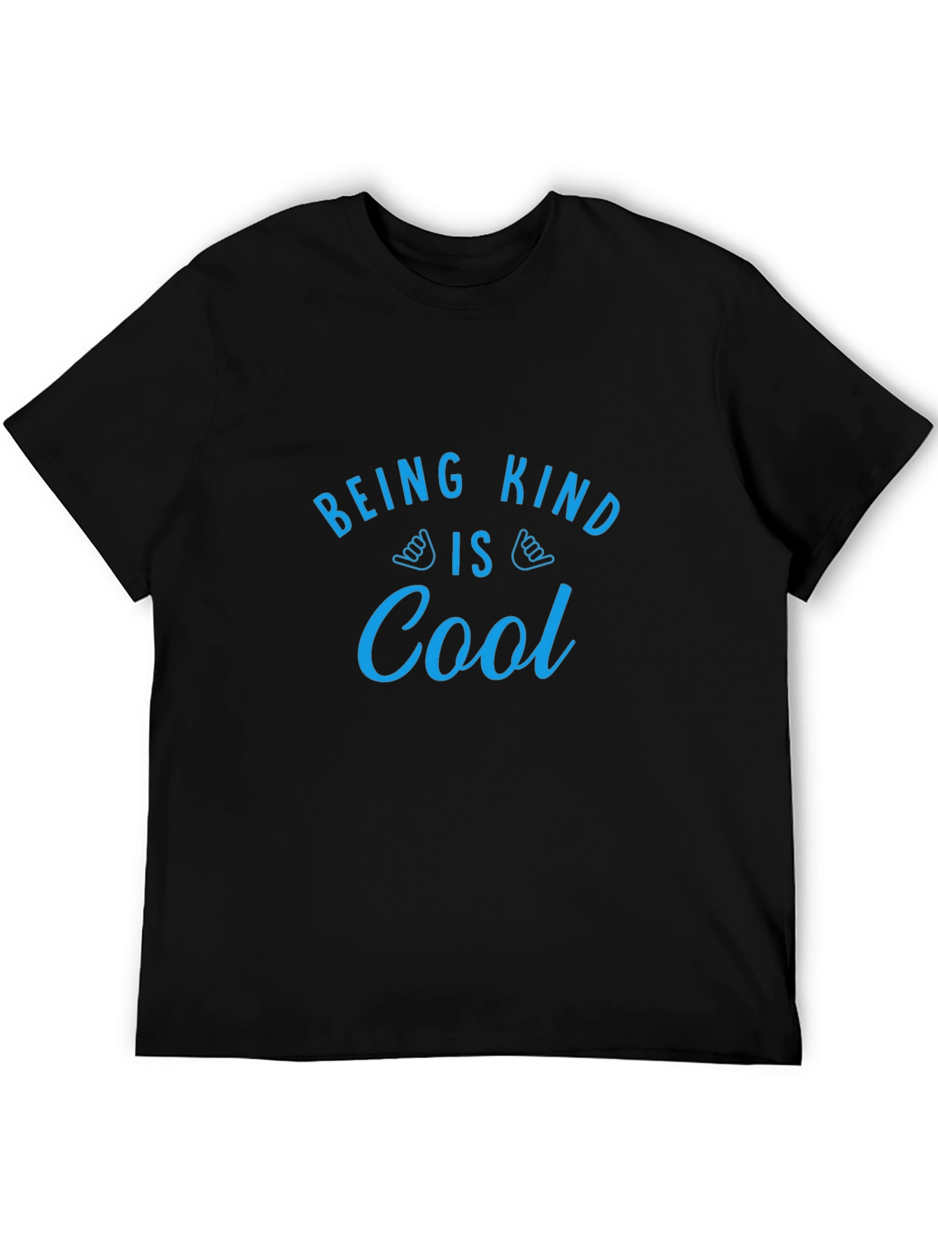 Being Kind is Cool Black Graphic Tee