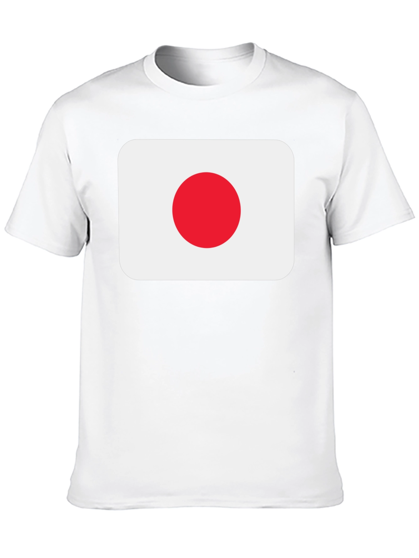 Japan Flag Black T-Shirt