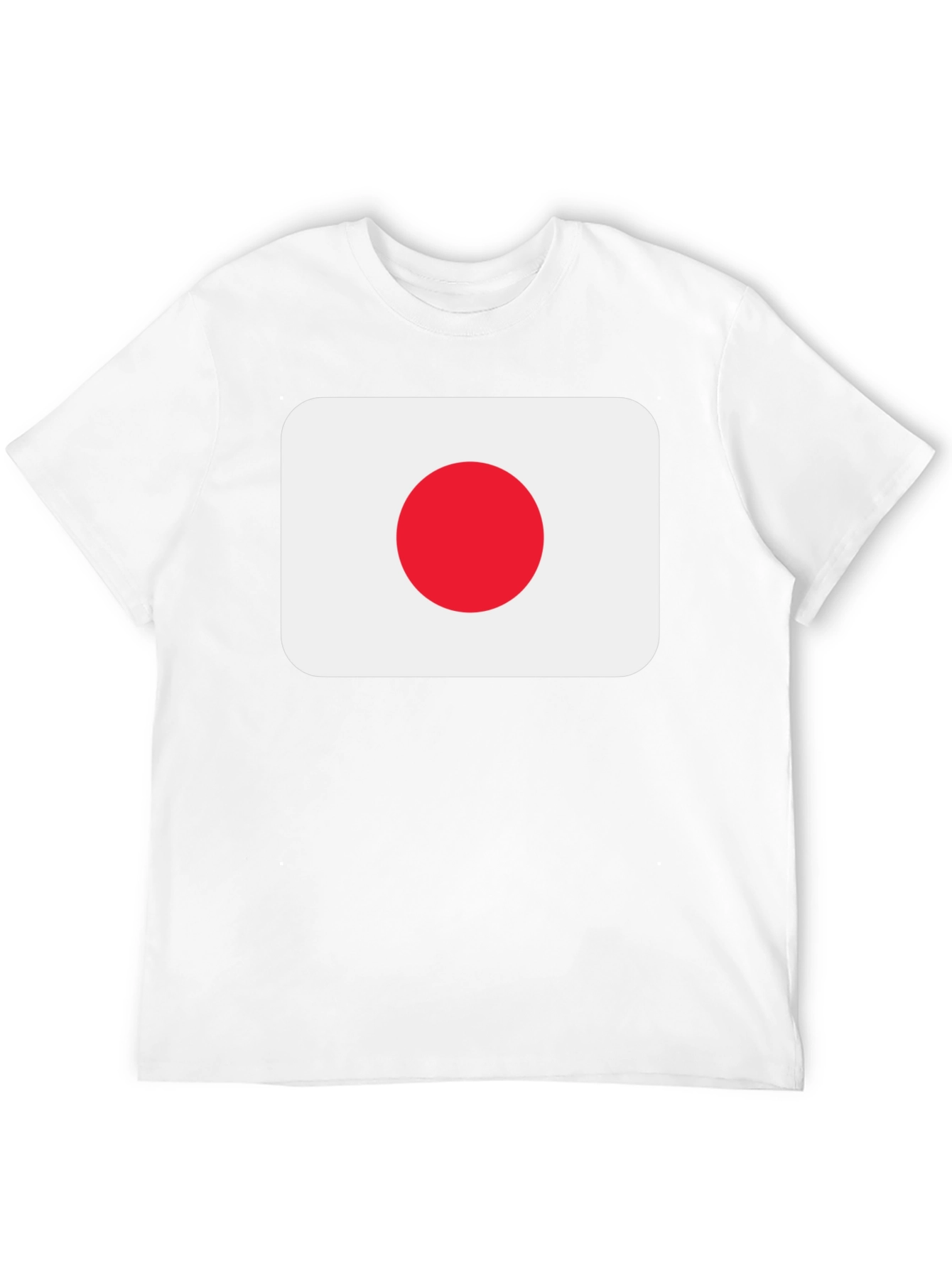 Japan Flag Black T-Shirt
