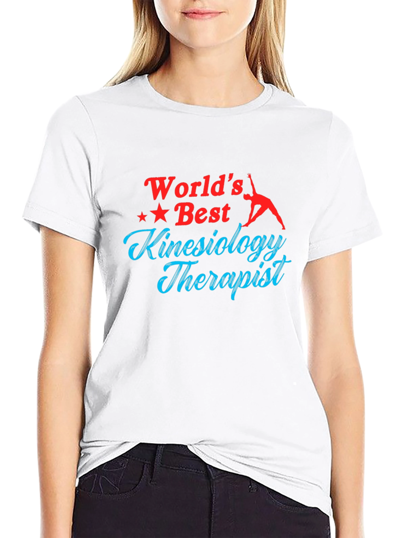 Worlds Best Kinesiology Therapist Black T-Shirt