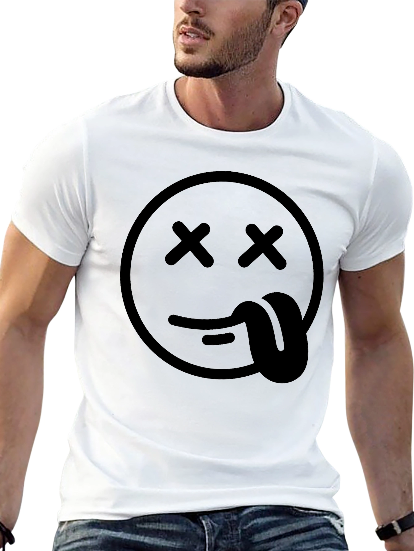 Dead Emoji Graphic T-Shirt - Unisex Casual Tee