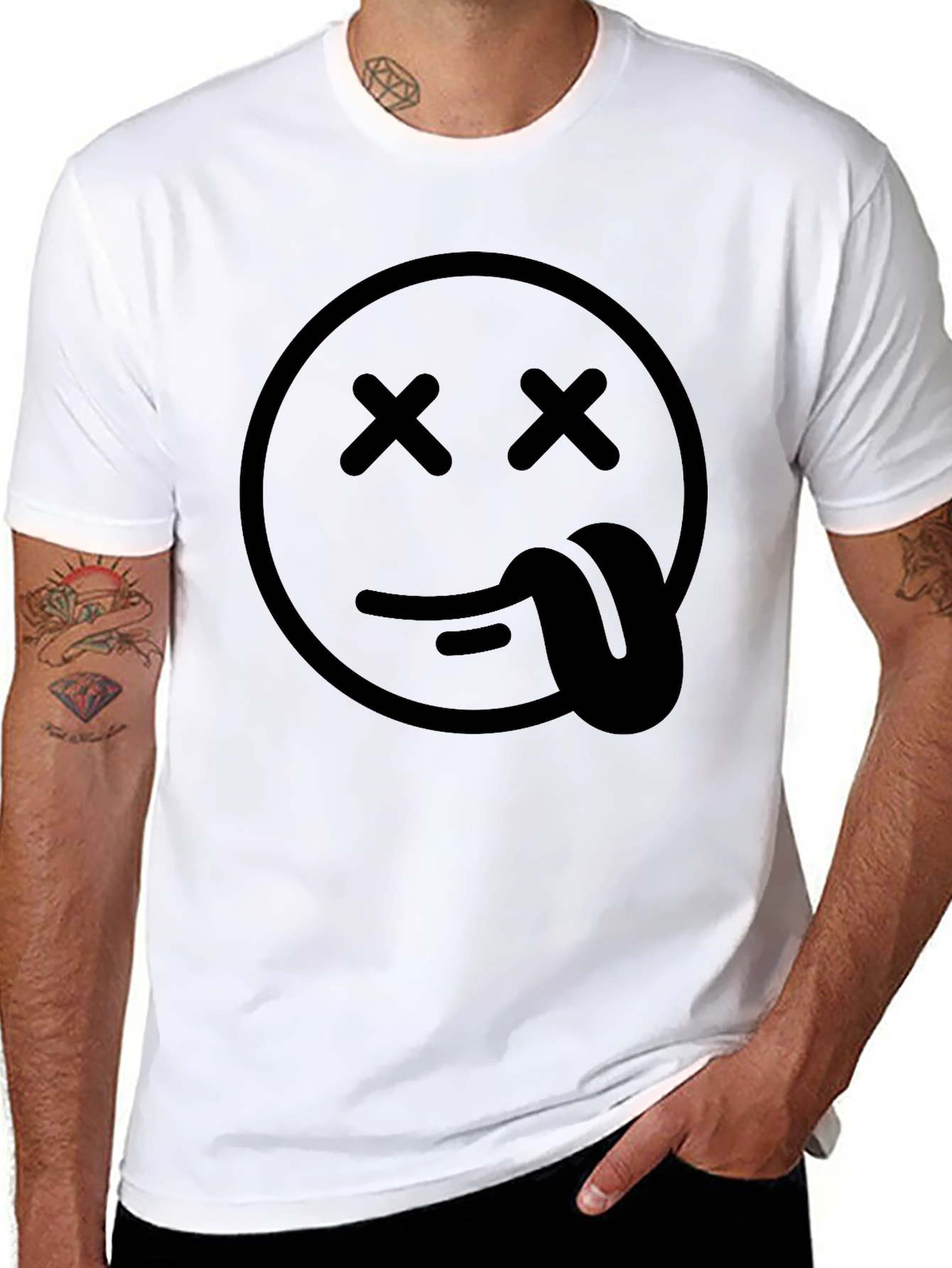 Dead Emoji Graphic T-Shirt - Unisex Casual Tee