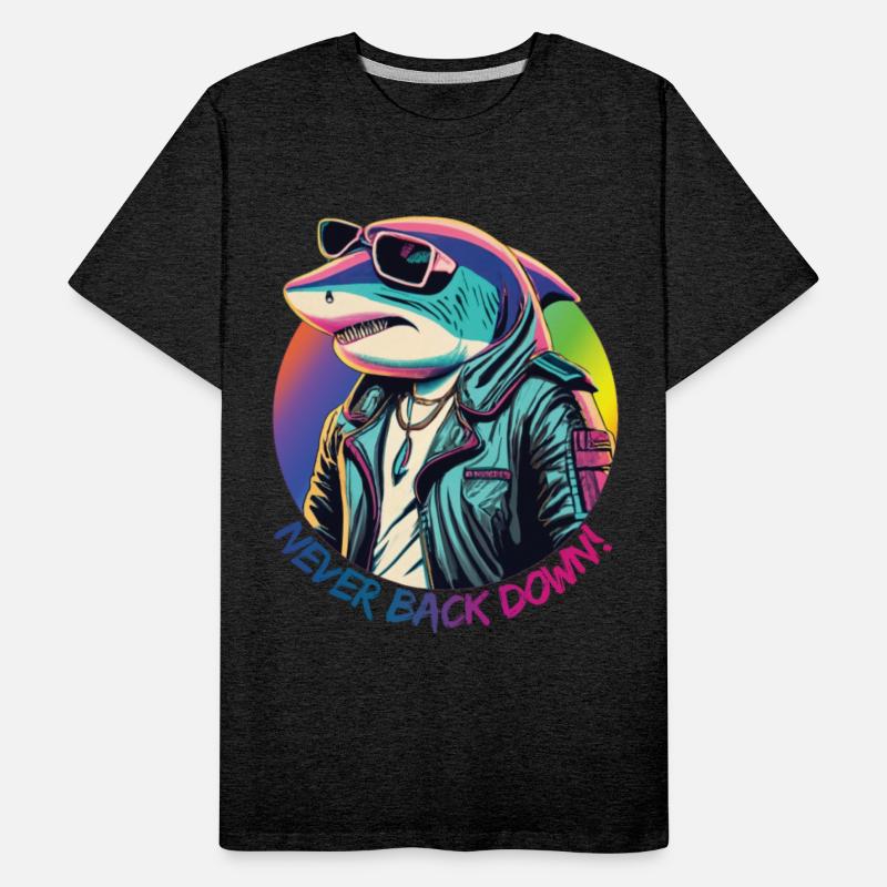 Sad shark in sunglasses