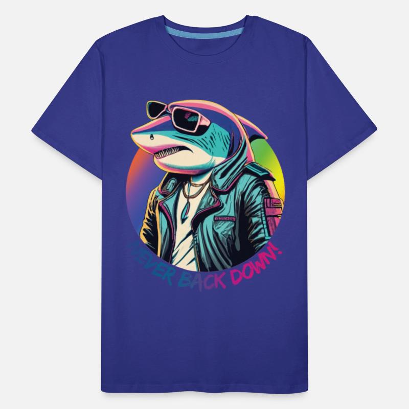 Sad shark in sunglasses