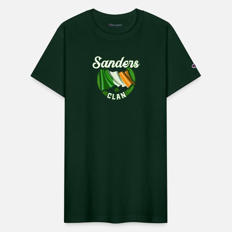 Sanders Surname Irish Last Name Ireland Flag