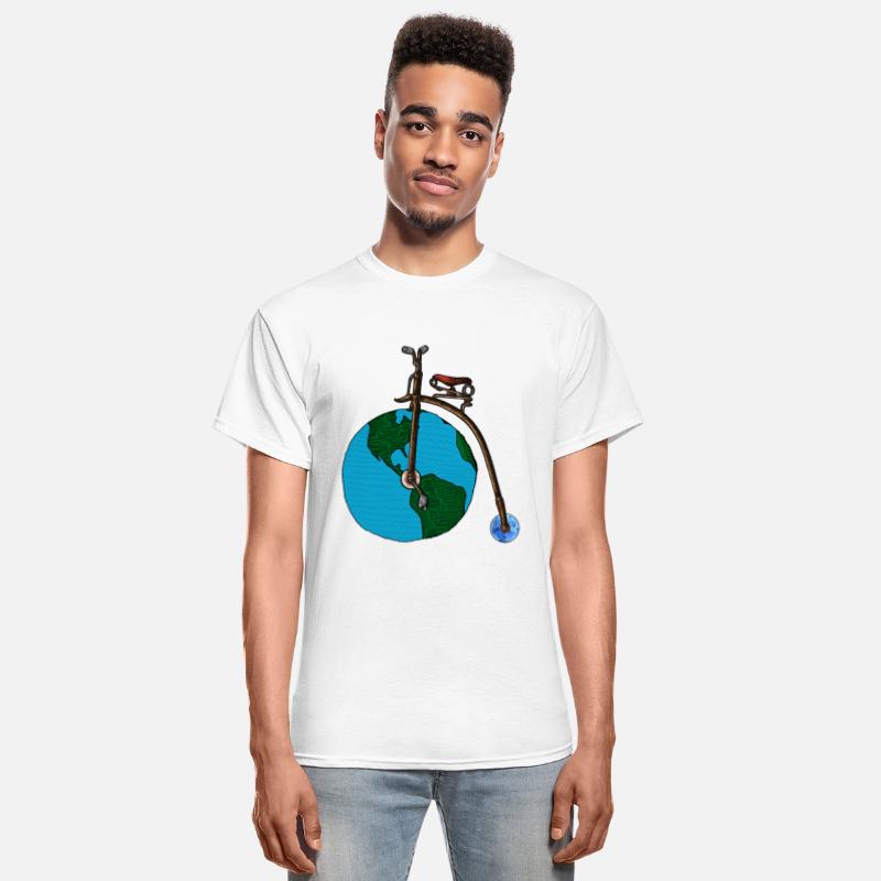 Save The Planet Earth Penny Farthing Bicycle Art