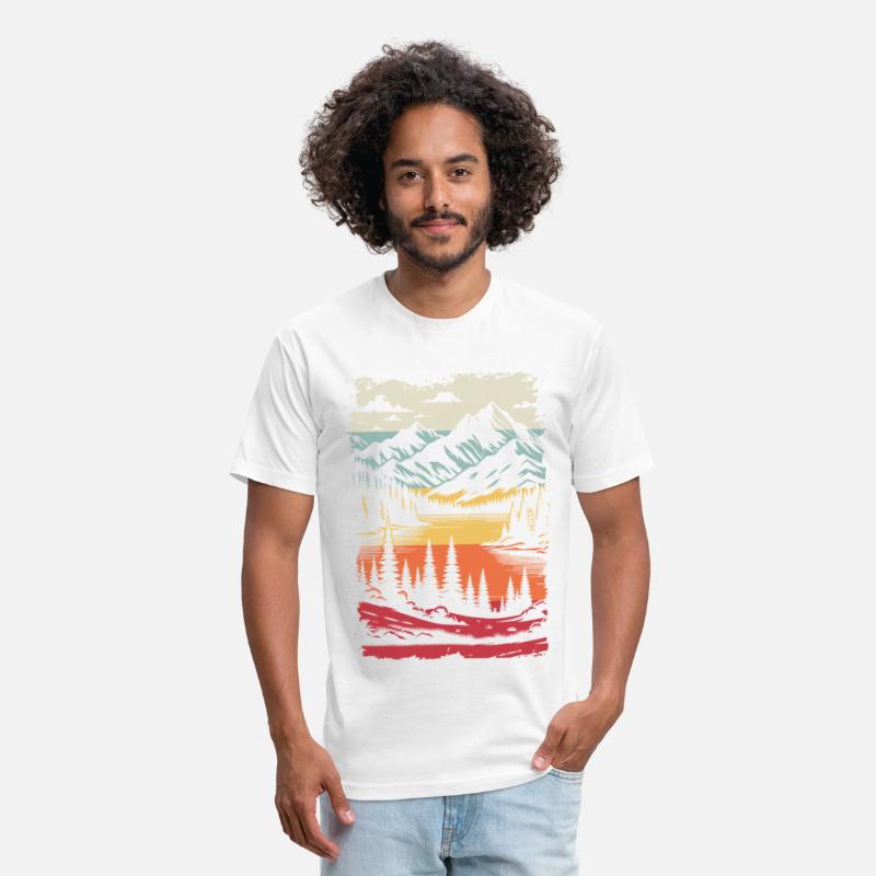 Scenic Lake Amidst Mountains