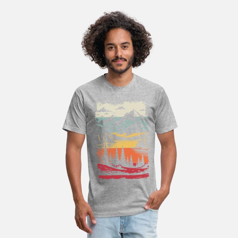 Scenic Lake Amidst Mountains