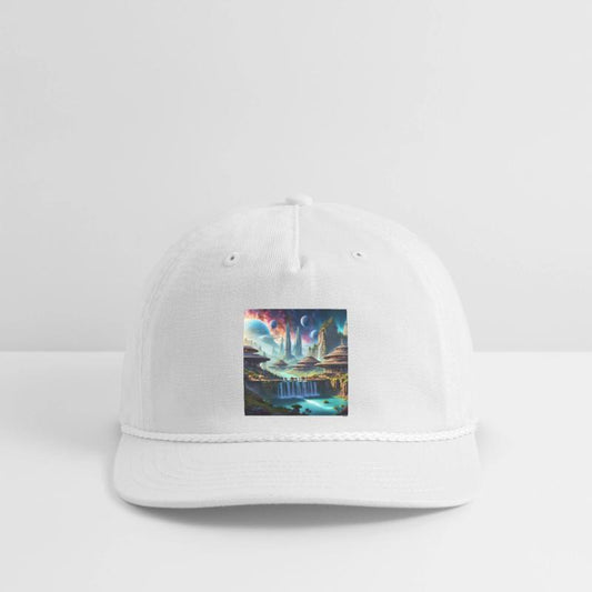 Sci-Fi World Space Alien Landscape Art UFO City