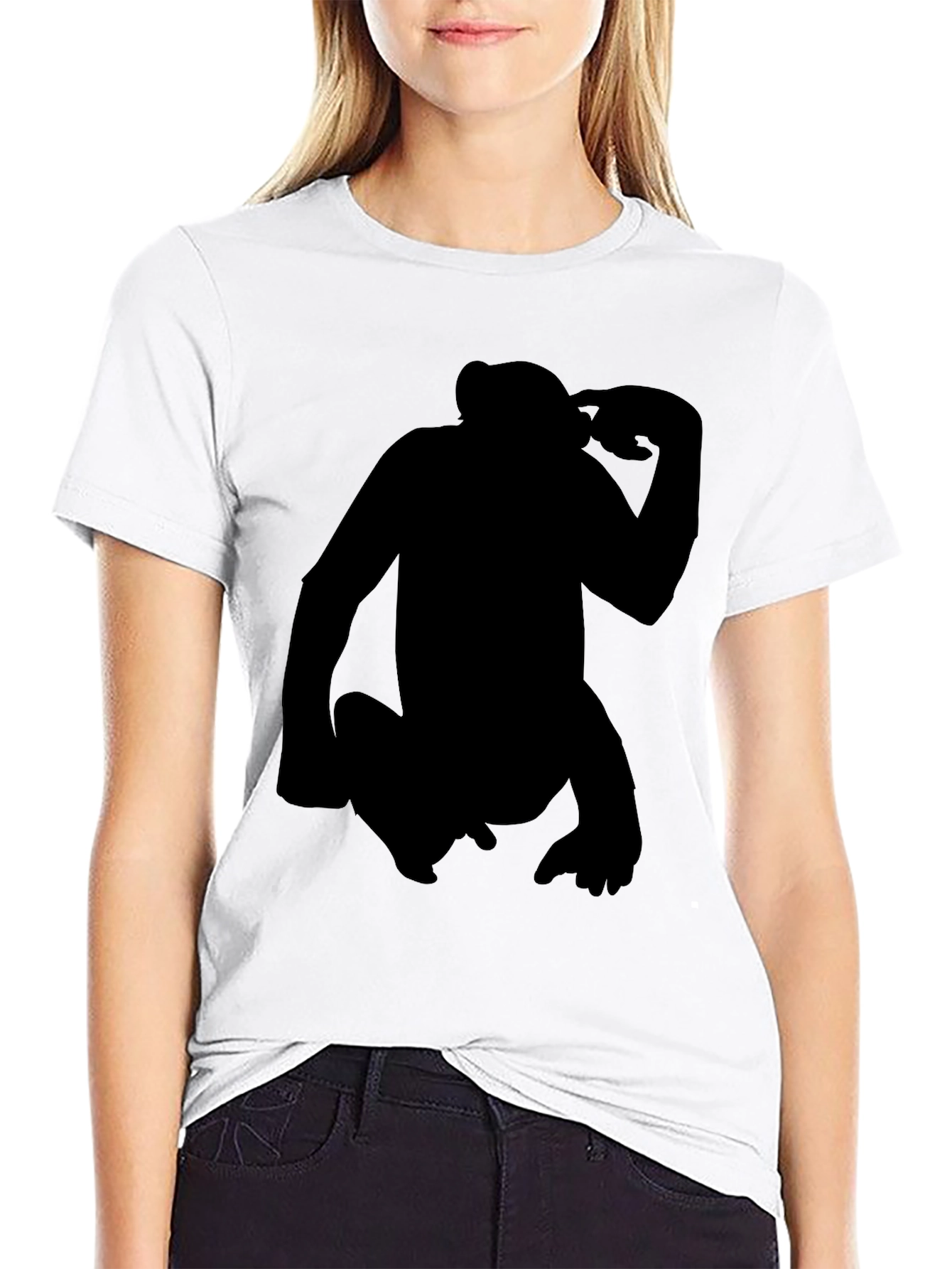 Cool Ape Silhouette Graphic Tee
