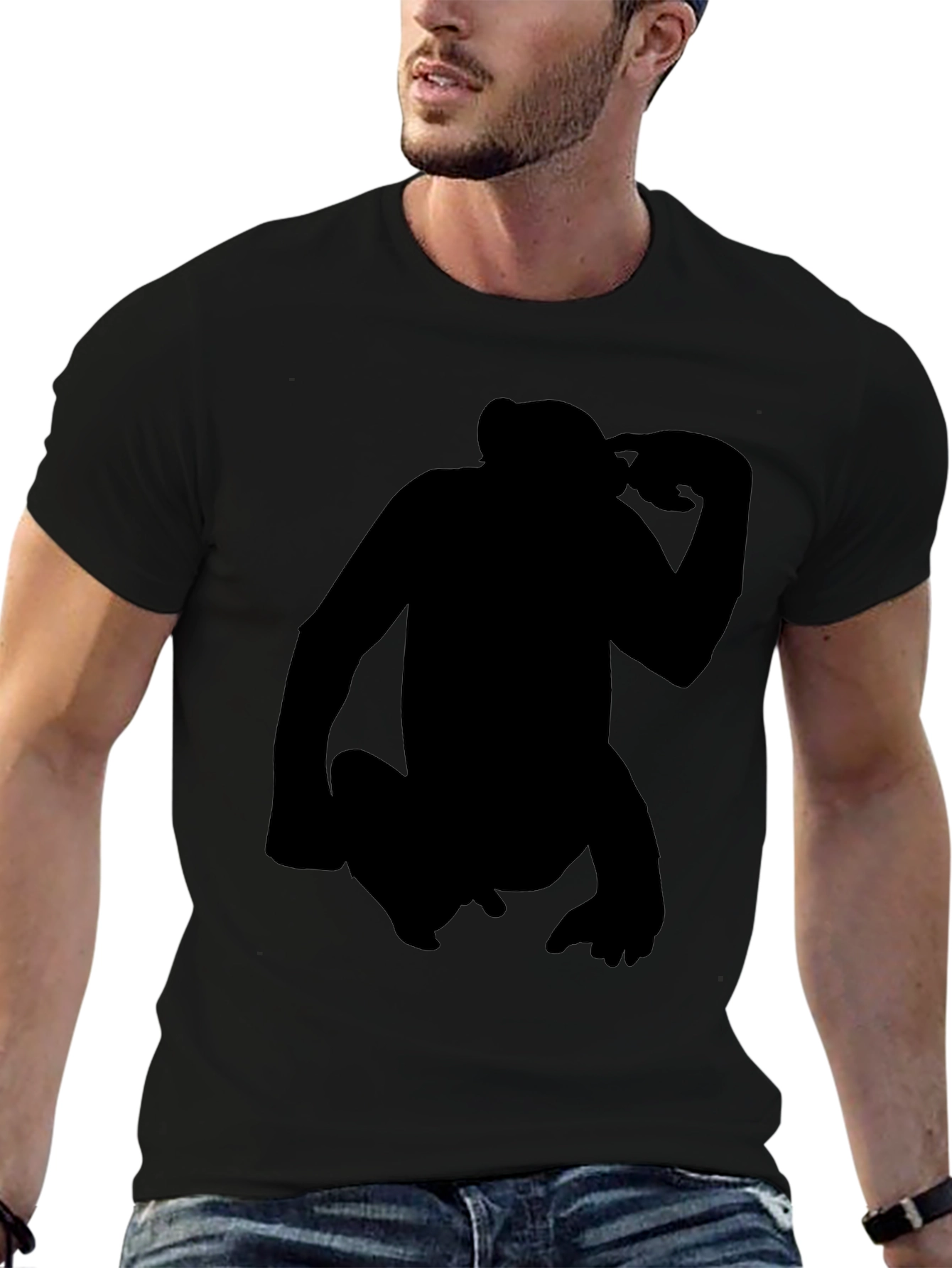 Cool Ape Silhouette Graphic Tee