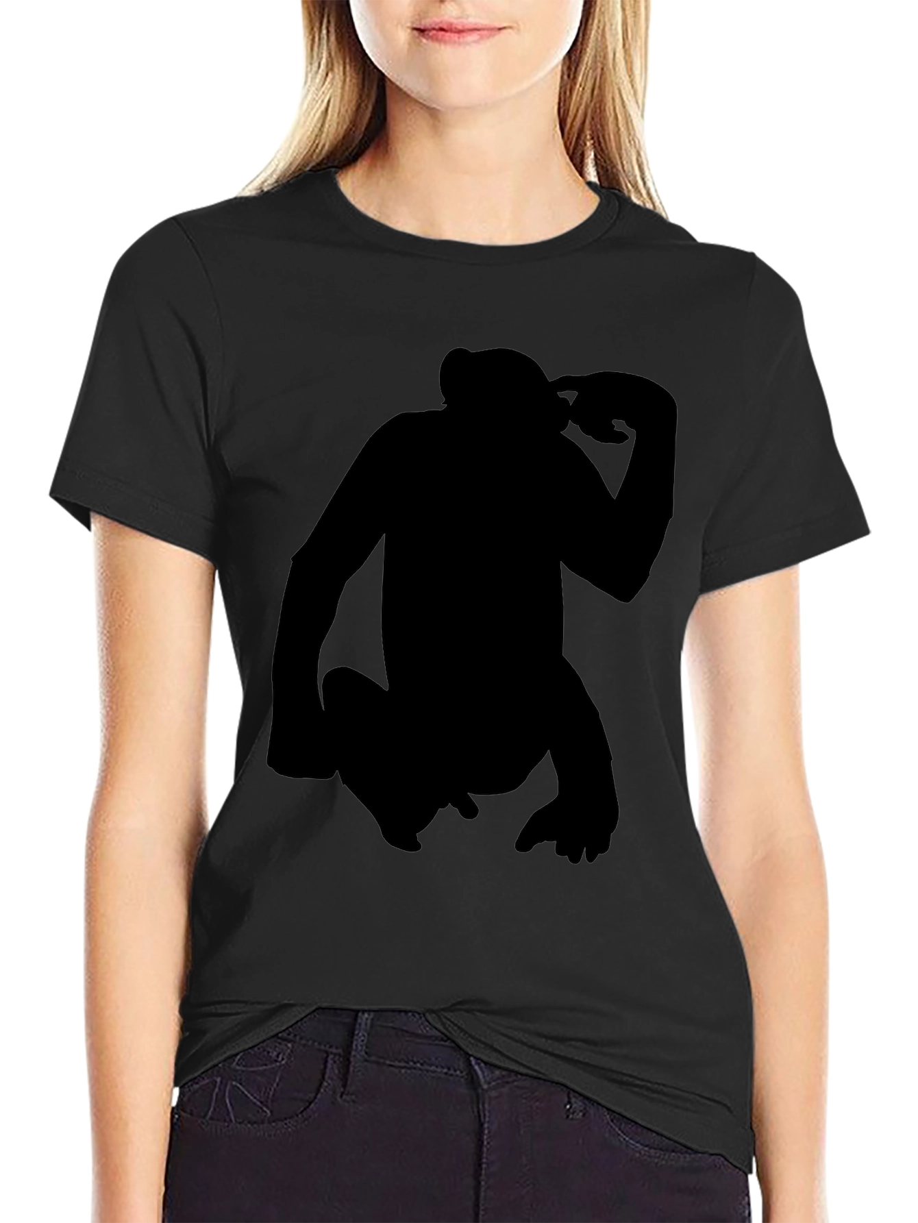 Cool Ape Silhouette Graphic Tee