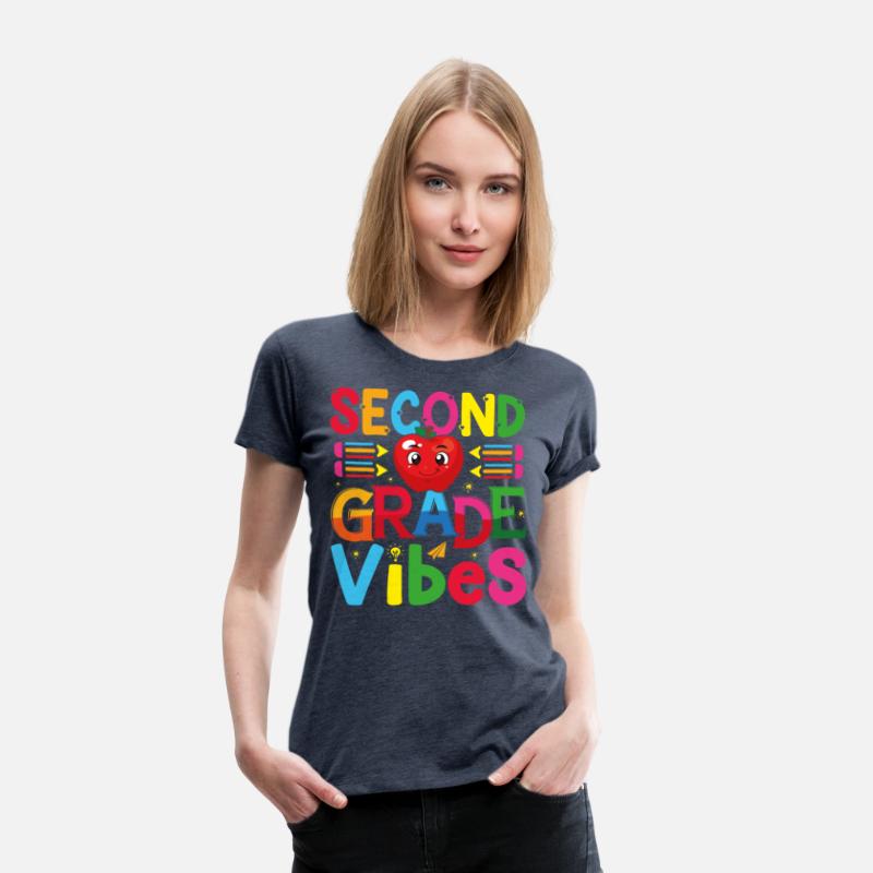Second grade vibes funny teacher, kids gift