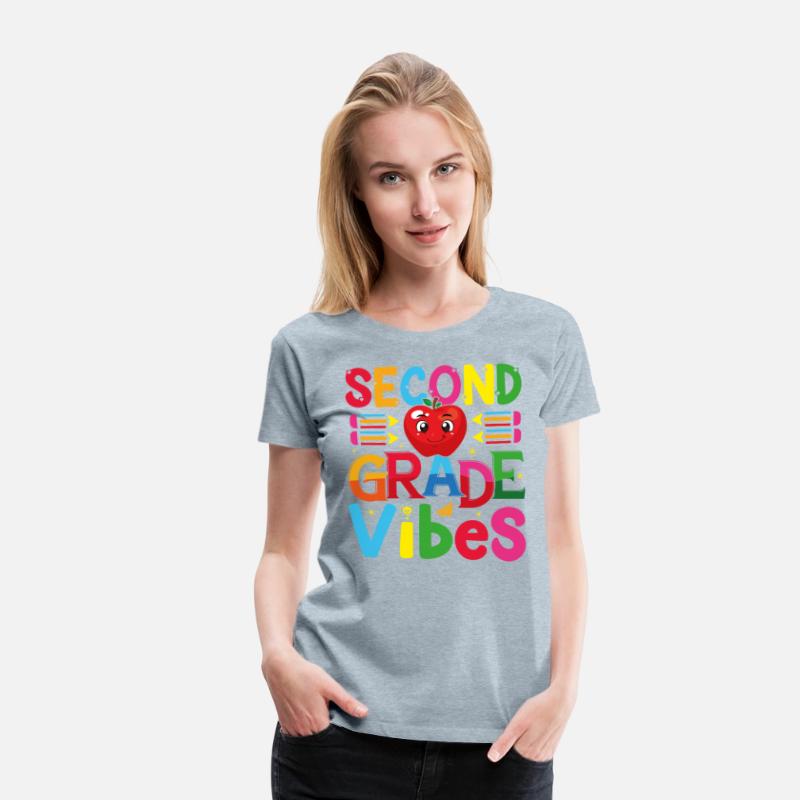 Second grade vibes funny teacher, kids gift