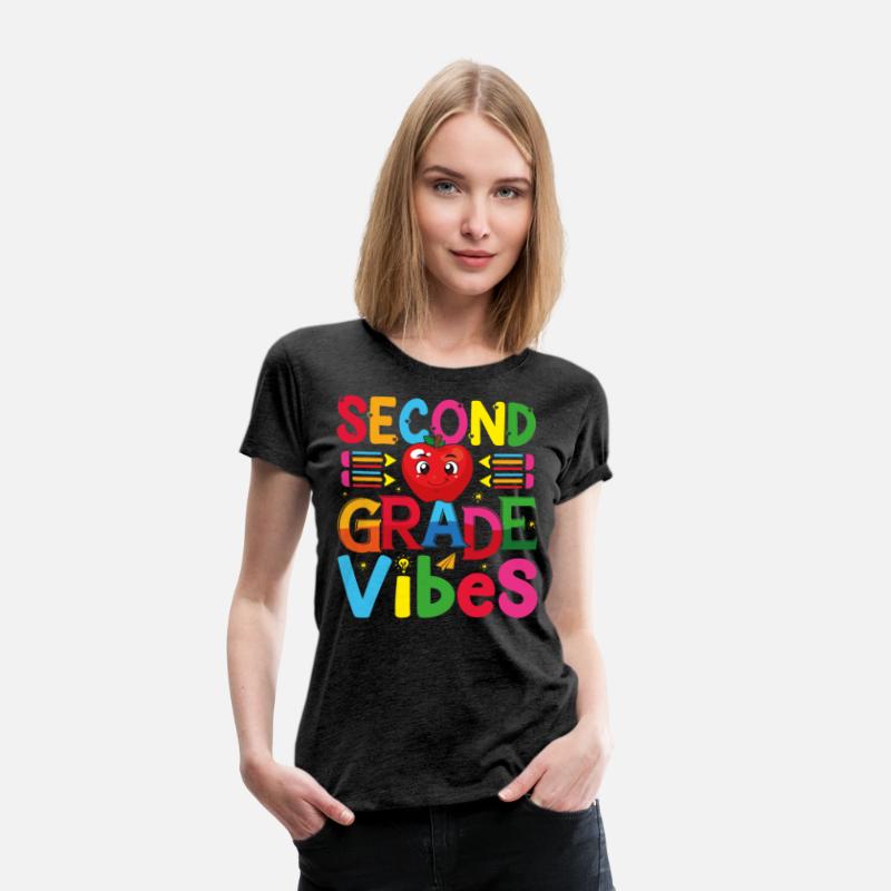Second grade vibes funny teacher, kids gift