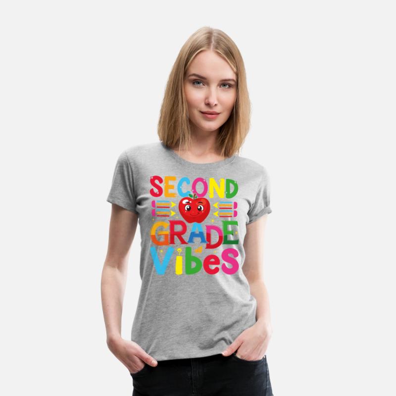 Second grade vibes funny teacher, kids gift