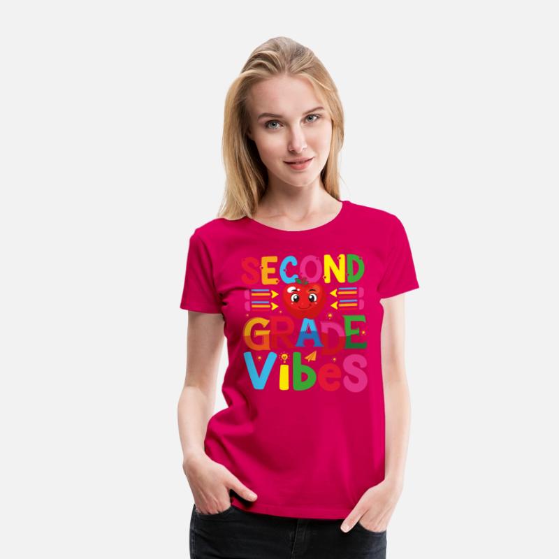 Second grade vibes funny teacher, kids gift