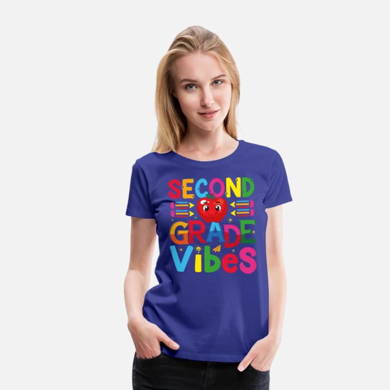Second grade vibes funny teacher, kids gift