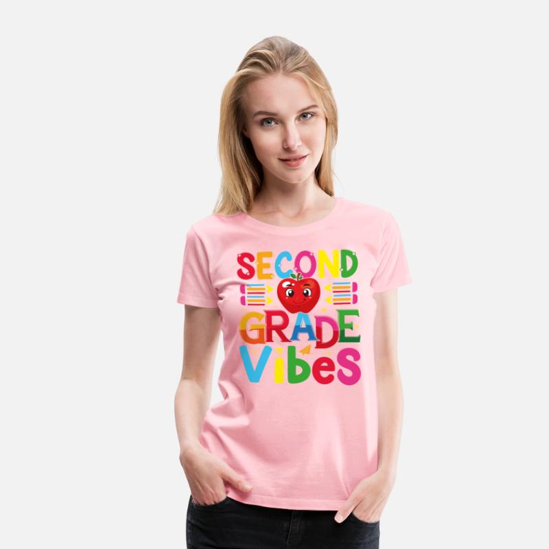 Second grade vibes funny teacher, kids gift