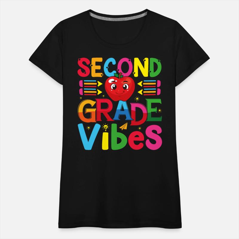 Second grade vibes funny teacher, kids gift