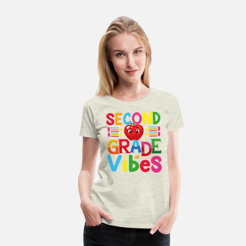 Second grade vibes funny teacher, kids gift