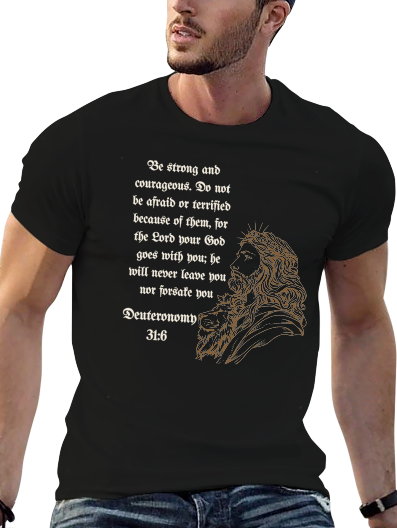 Strong and Courageous Graphic Tee
