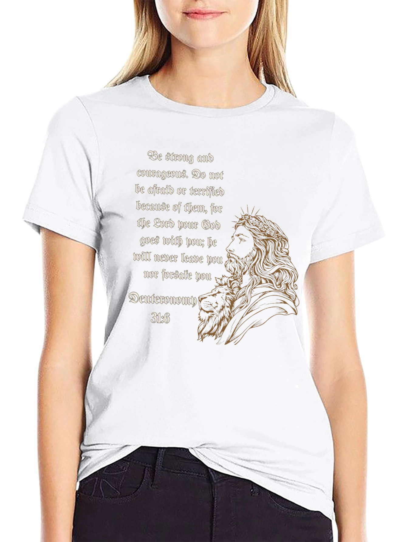 Strong and Courageous Graphic Tee