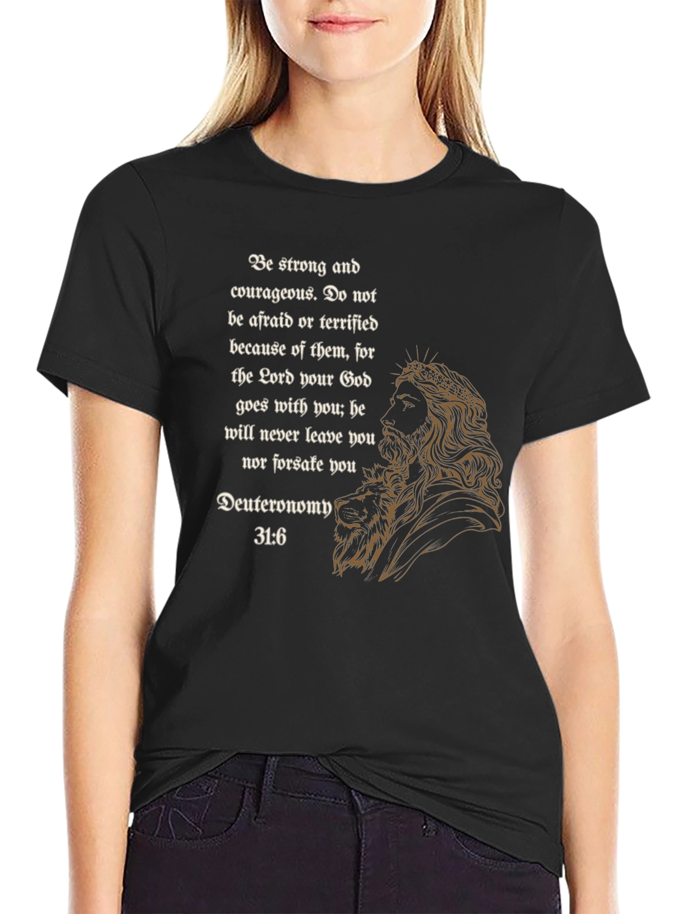 Strong and Courageous Graphic Tee