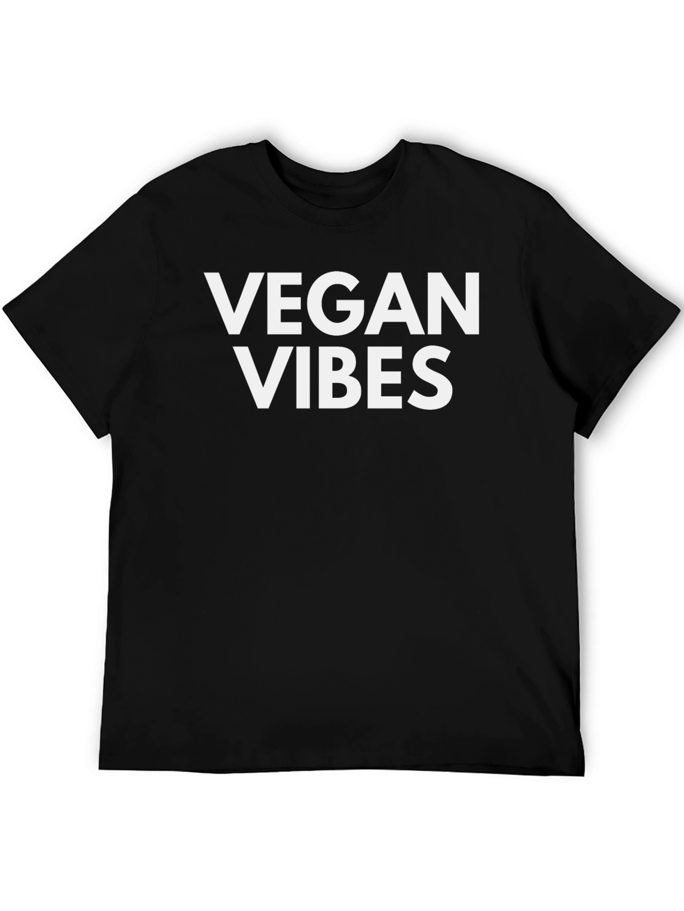 Vegan Vibes Black T-Shirt