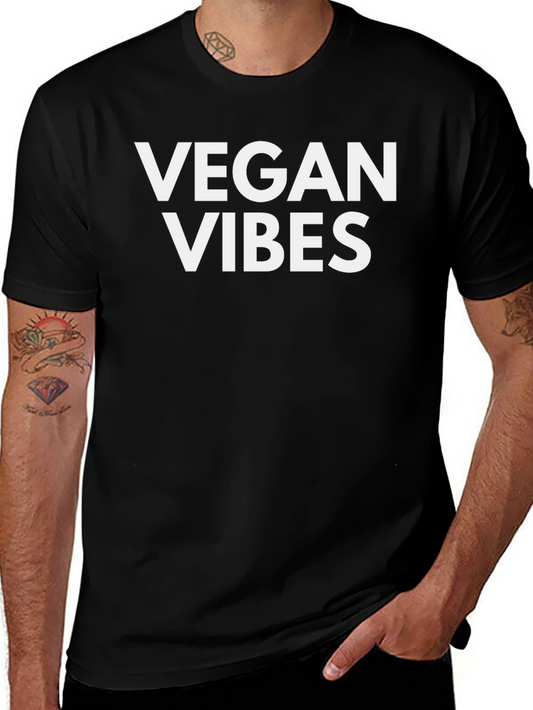 Vegan Vibes Black T-Shirt