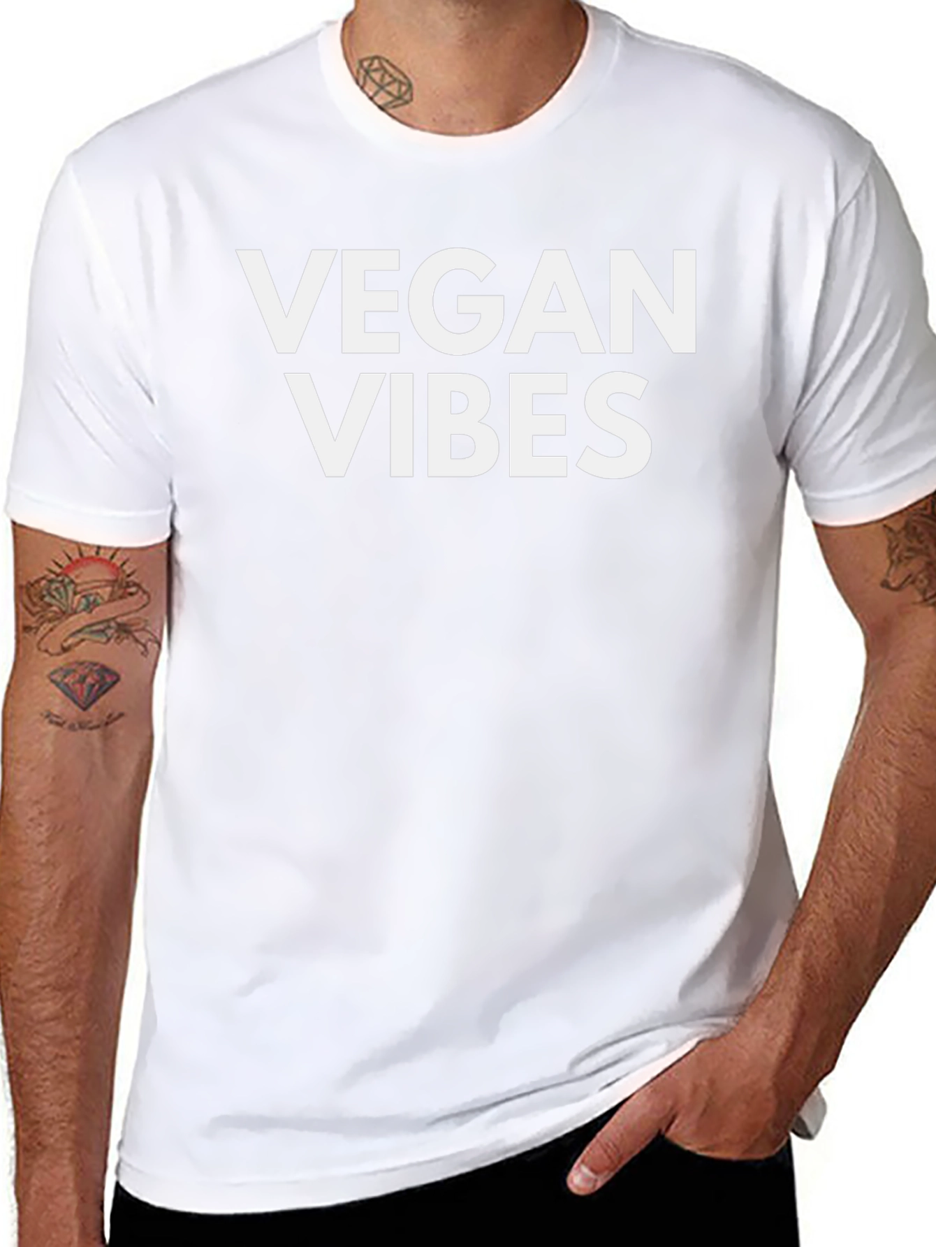 Vegan Vibes Black T-Shirt