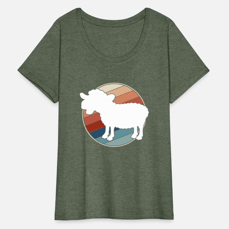 Sheep in Retro Style